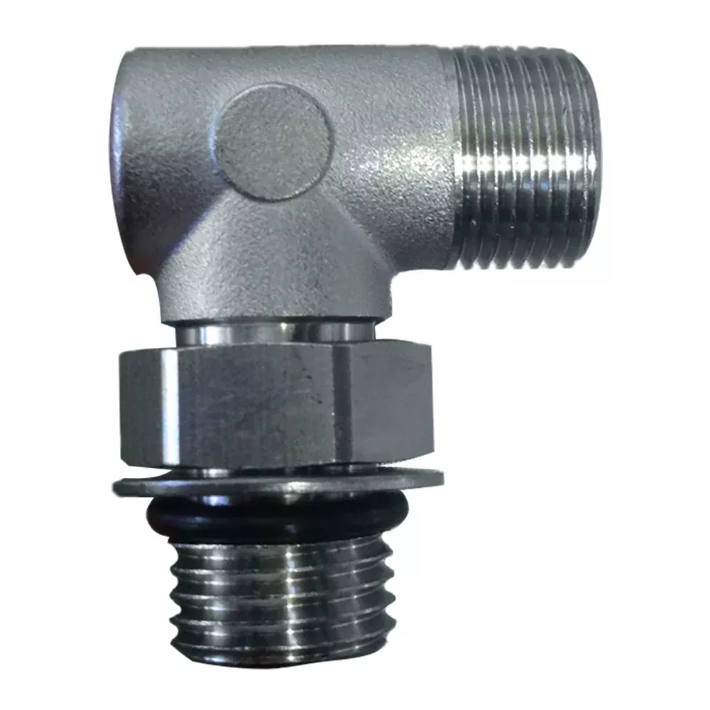 Uflex90 Adjustable Fitting f/Back of UP Series Helms – ORB 6 to 3/8″ COMP [AF90]