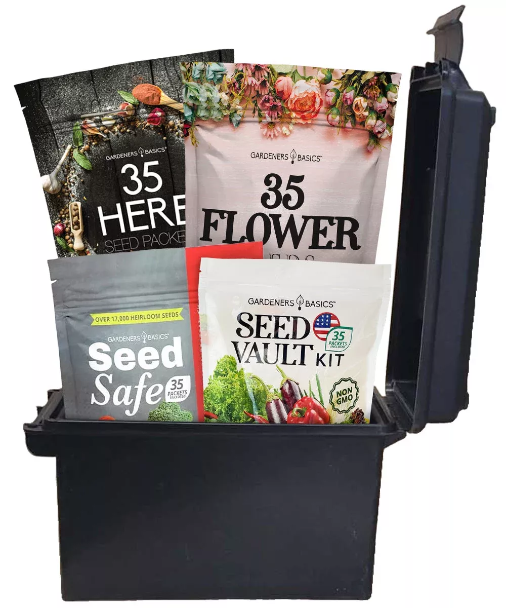 Ultimate Survival Seed Kit: 140 Varieties for Self-Sufficient Gardens & Food Storage