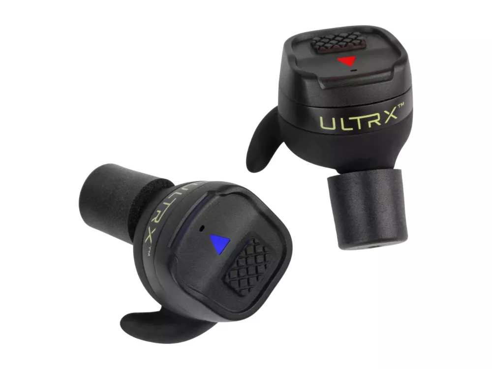 ULTRX Bionic Fuse Bluetooth Earbuds w/ Charging Case, Dark Gray, Grey