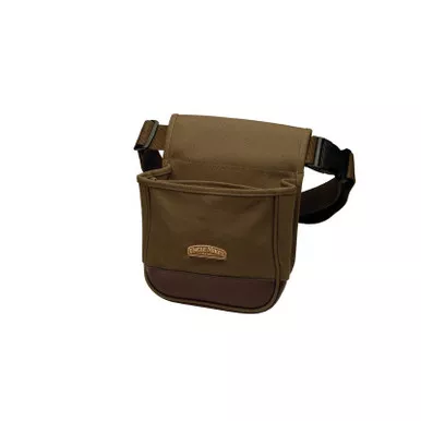 Uncle Mike's 42140 Brown Canvas Deluxe Shell Pouch