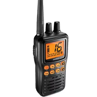 Uniden 5W RF Black Handheld VHF Radio• MHS75
