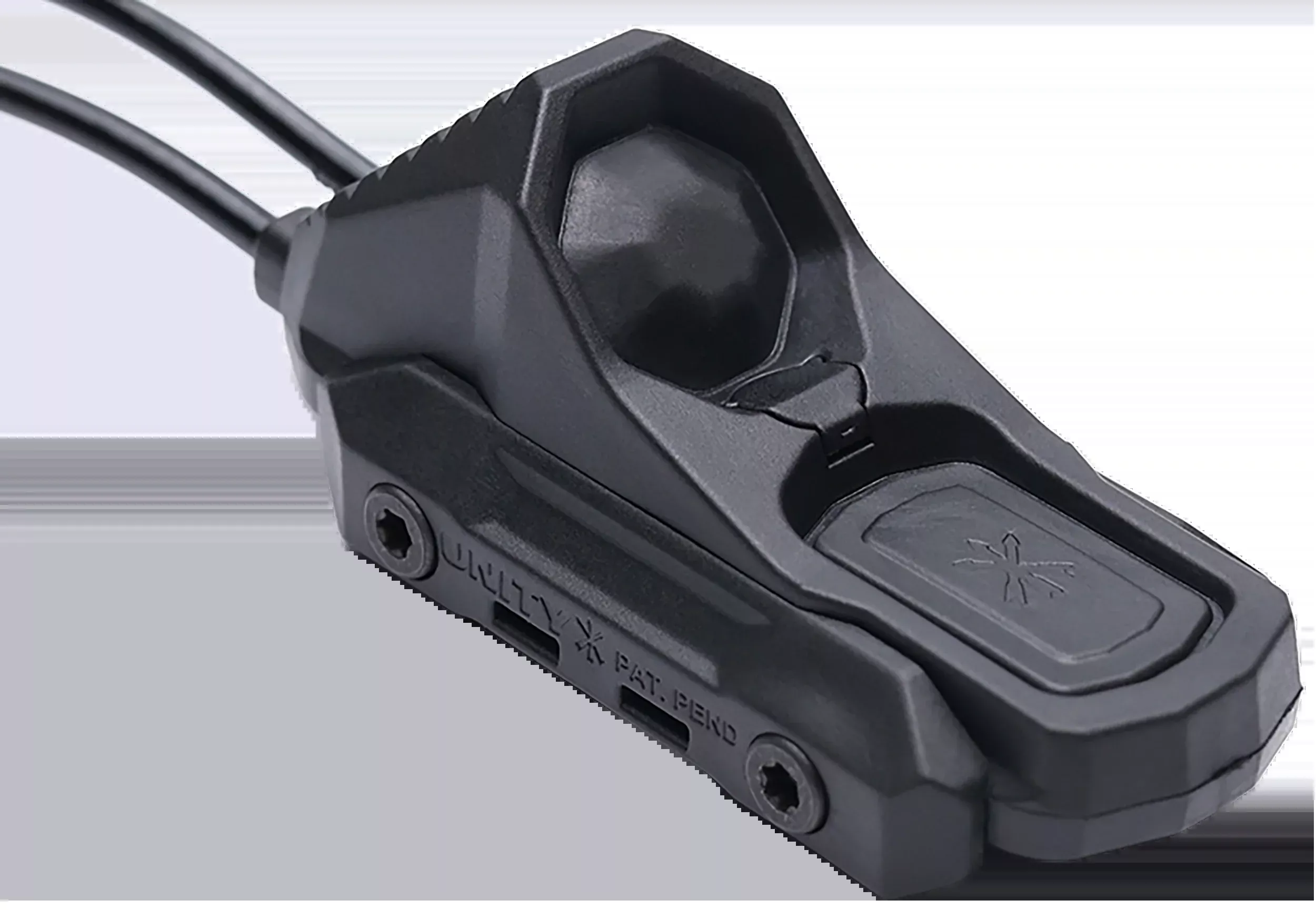 Unity Tactical Axon Sync Dual-Lead Remote Switch, USB-C & Crane, 7in Cable, Black AXNS-UCI7B