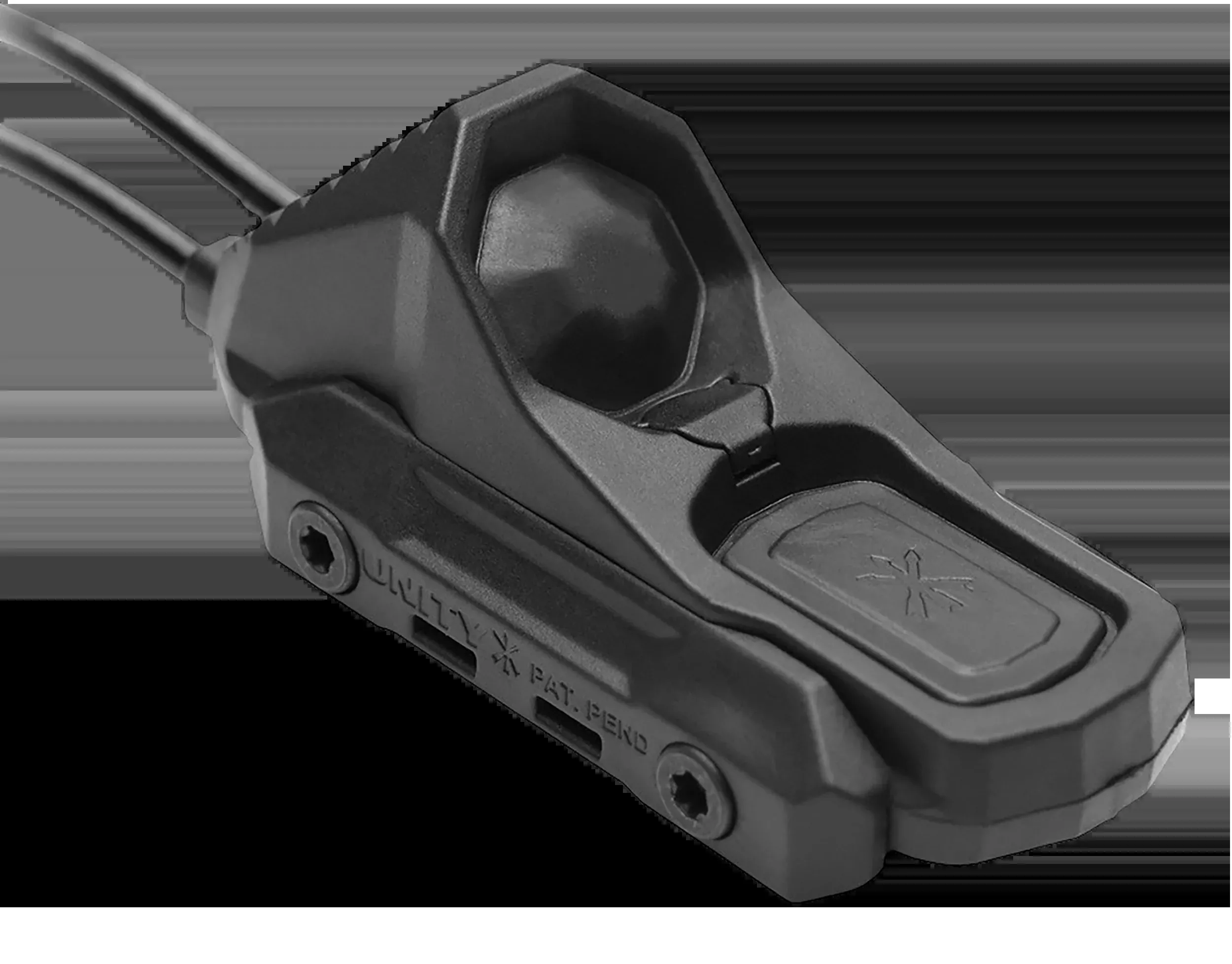 Unity Tactical LLC Axon Sync 4.50 in, MIL-STD M1913/M-LOK, Black Polymer Light Accessory, AXNSUCI4.5B