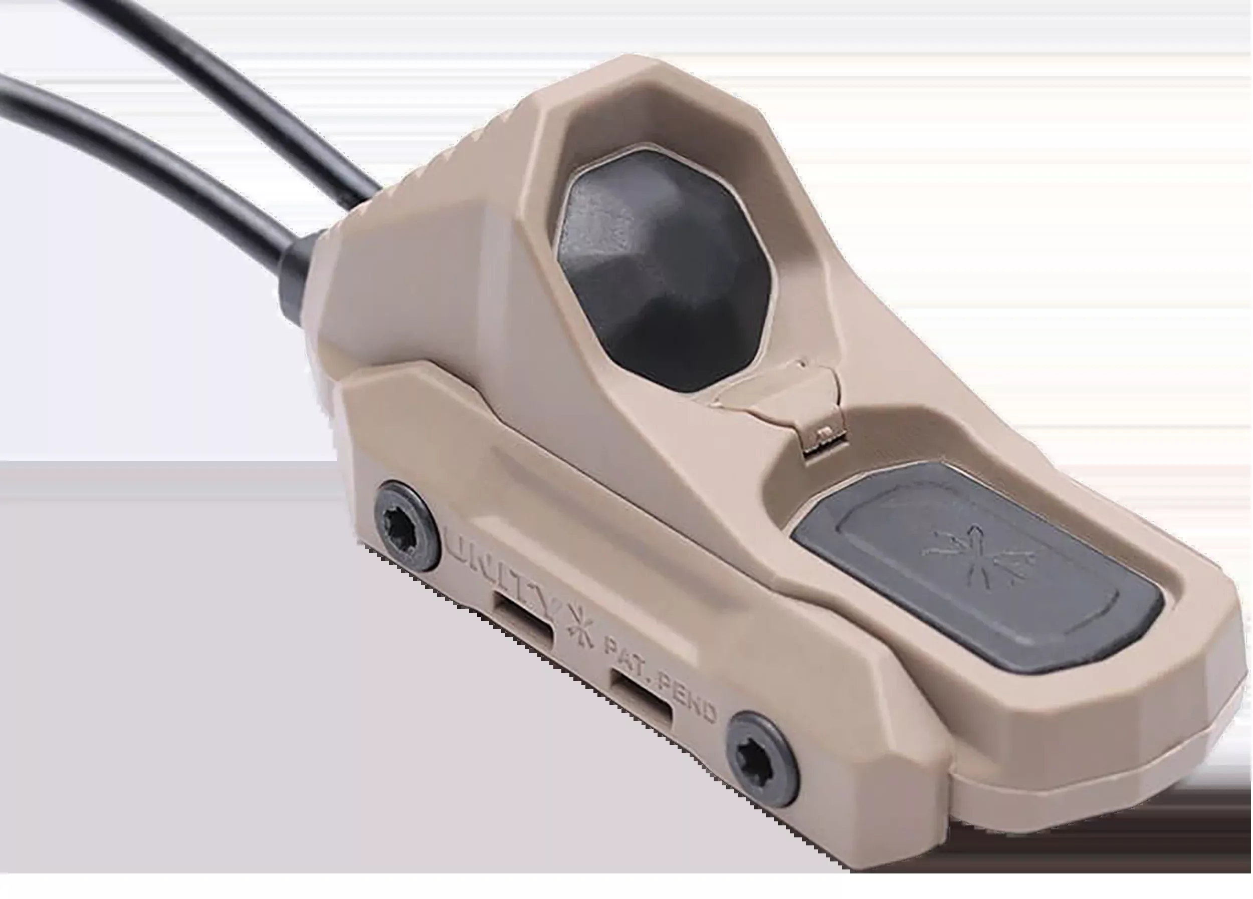 Unity Tactical LLC Axon Sync Dual-Lead Remote Switch for USB-C Lights & Crane Lasers, Picatinny, AXNS-UCI7F