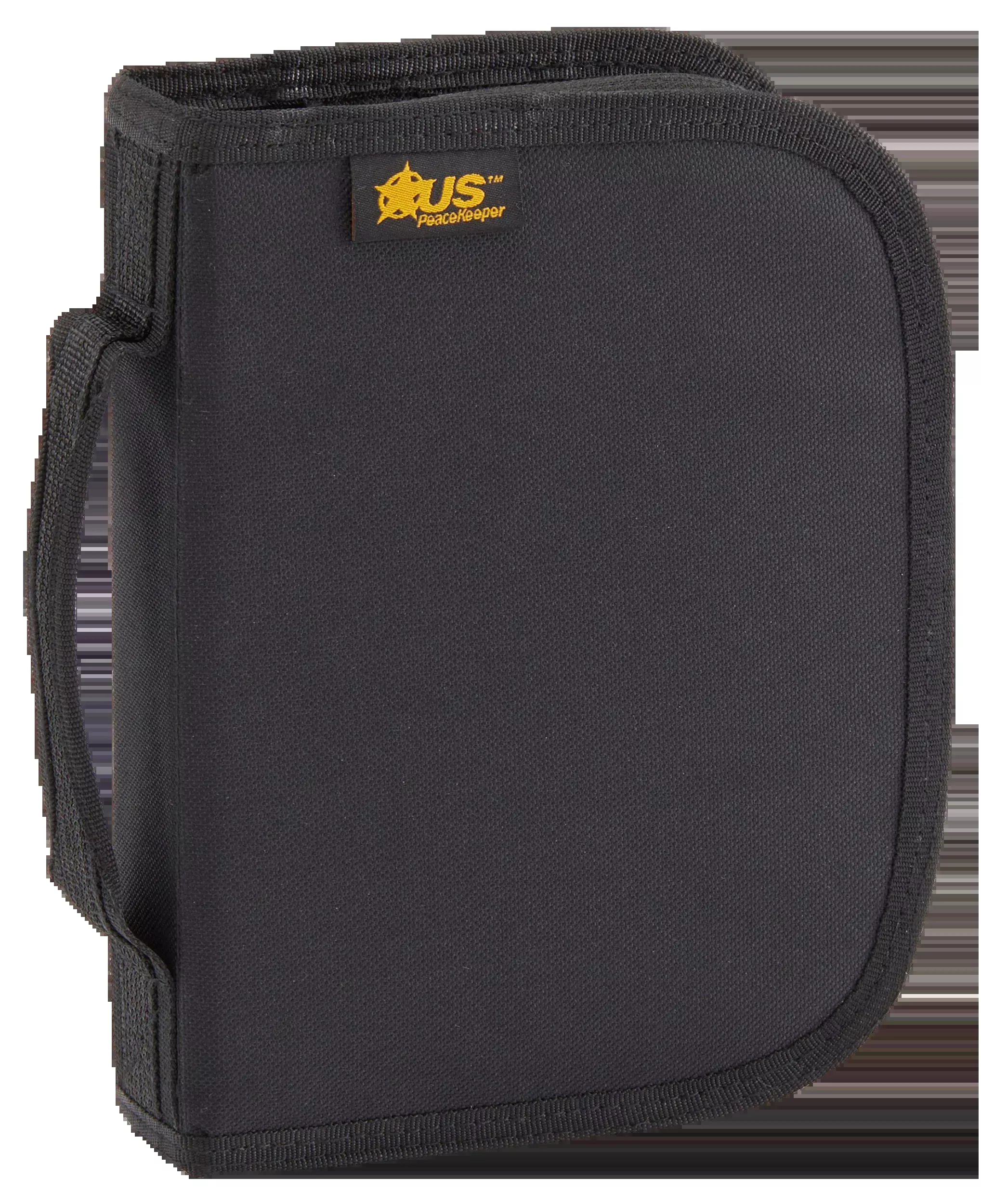 US PeaceKeeper 365 Micro Handgun Case, Black 600 Denier Polyester with Lockable Zippers, P26308
