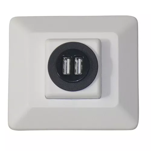 Valterra USB Double Charging Station - White• DG61031VP