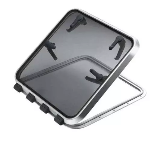 Vetus Magnus 18″ x 12.8″ Silver Anodized Rectangular Frame Hatch• MAG4633SL