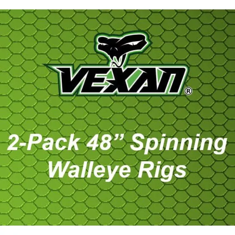 Vexan Walleye harness Walleye Rigs 48″ 2-packs