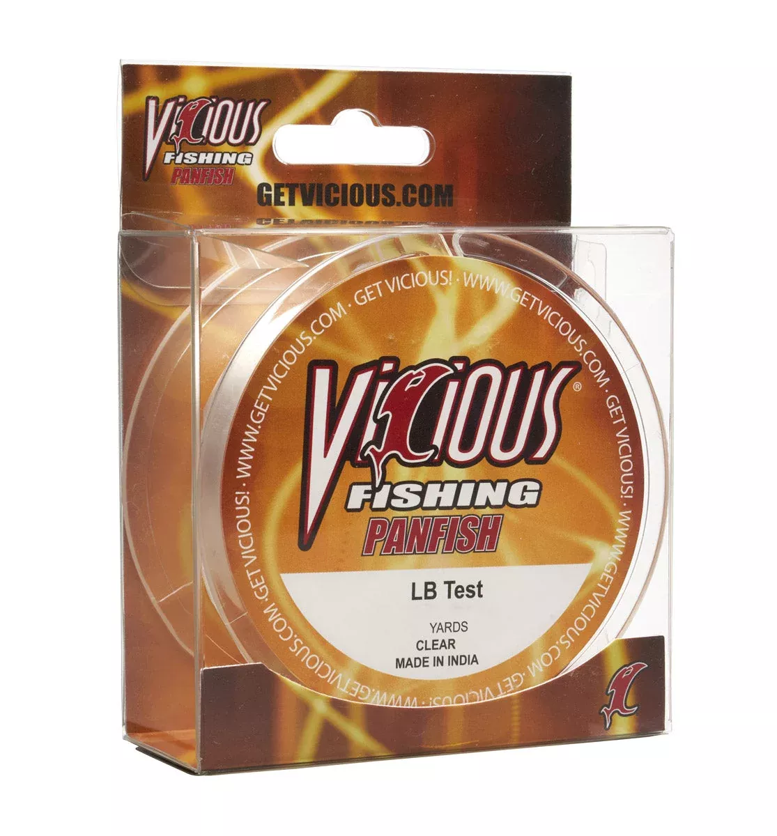 Vicious Panfish Clear Mono – 2 Lb Test