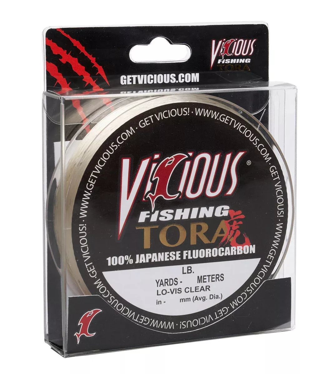 Vicious Tora 100% Japanese Fluorocarbon – 11 Lb Test