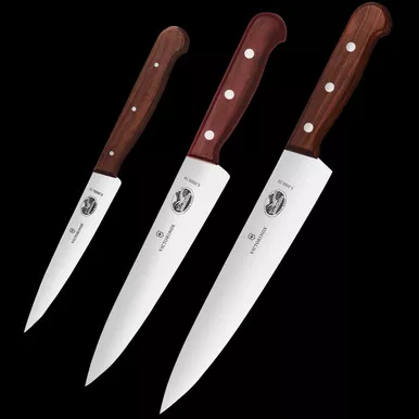 Victorinox Chef's Knife 3 Piece Set Maple Fixed Blade