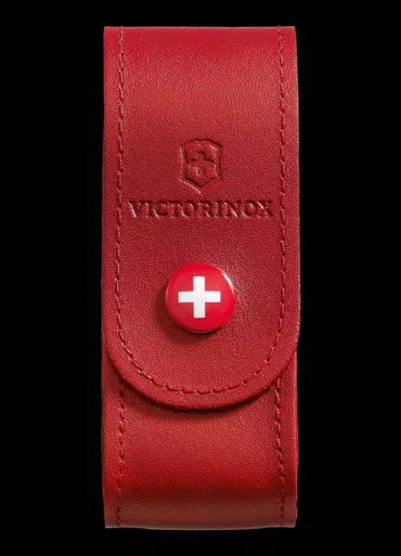 Victorinox Leather Belt Pouch Red