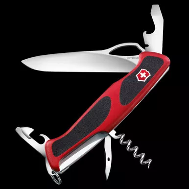 Victorinox Ranger 61 M Grip 130mm Red Black Folding Knife