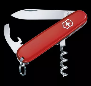 Victorinox Waiter 84mm Red Folding Knife
