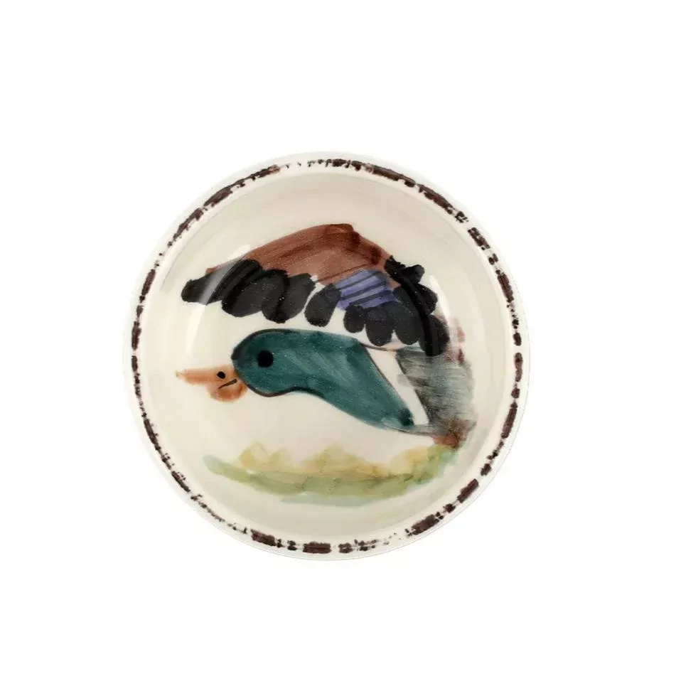Vietri Wildlife Condiment Bowl