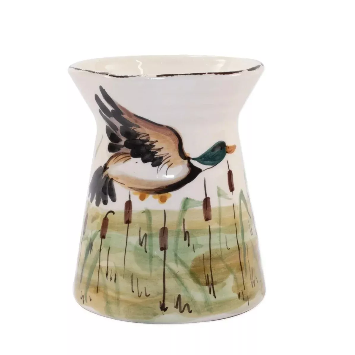 Vietri Wildlife Mallard Utensil Holder