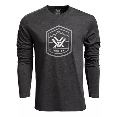 VORTEX Mens Total Ascent Charcoal T-Shirt (222-04-CHR)