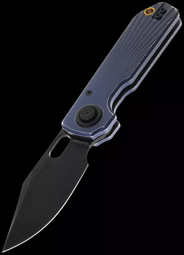 Vosteed Akita Delft Stonewashed Aluminium Folding Knife