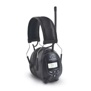 Walker's GWP-RDOM Digital AM/FM Radio Muff, Black