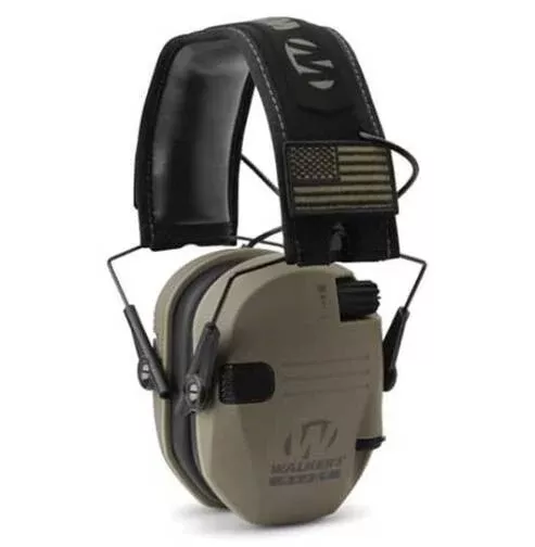 Walker’s Razor Patriot Slim Electronic Muffs – Flat Dark Earth• GWP-RSEMPAT-FDE
