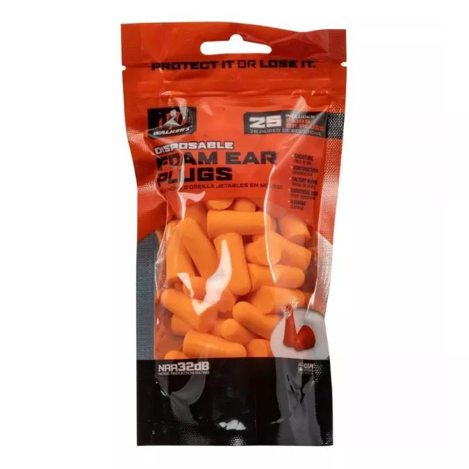 Walkers Foam Ear Plugs