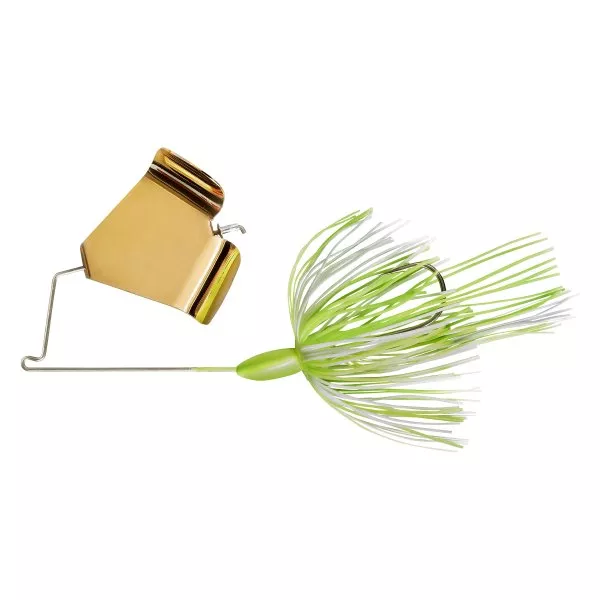 War Eagle Buzzbait – 3/8 Oz Gold Hot White Chartreuse #WE38BBG16