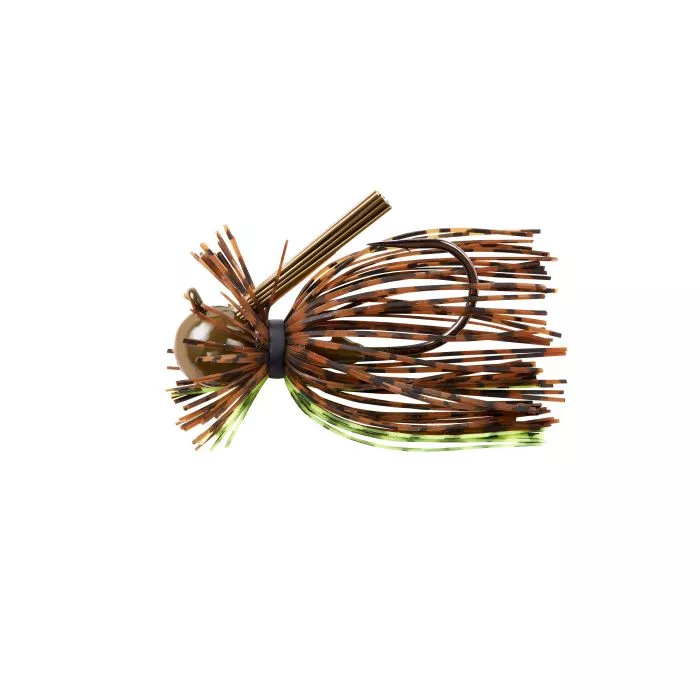 War Eagle Heavy Finesse Jig-Green Pumpkin Chartreuse-1/2 oz #WE12HFJ110