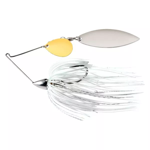 War Eagle Nickel Frame Spinnerbait – 3/8 Oz White Silver #WE38NT01S