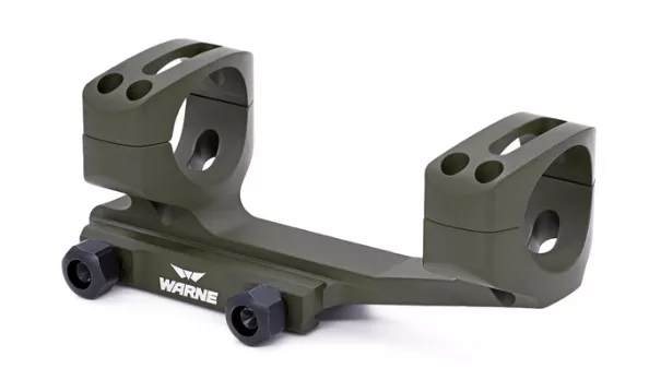 Warne Gen 2 Extended Skeletonized 30mm MSR Mount – OD Green #XSKEL30OD