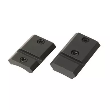 WARNE Maxima CVA-V2 Round Extended Rear 2-Piece Steel Matte Base (M980/982M)