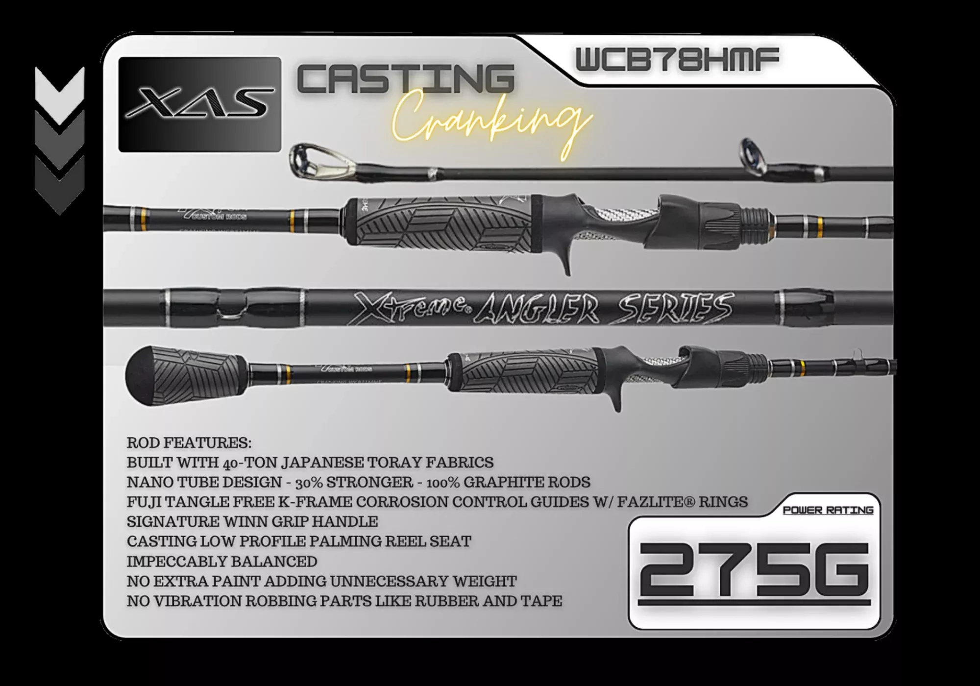 WCB78HMF 7’8″ Heavy Mod-Fast **Cranking**
