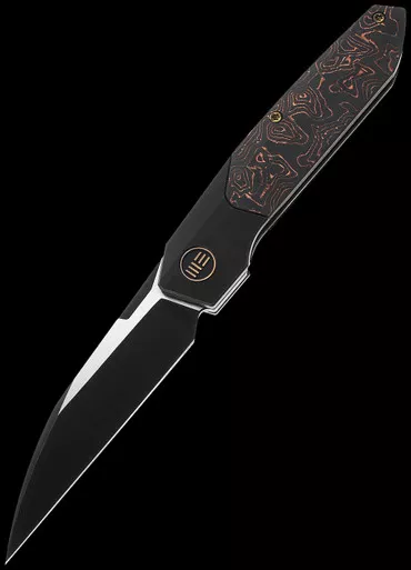 WE Knife Brr15 Copper Foil Carbon Fibre Folding Knife