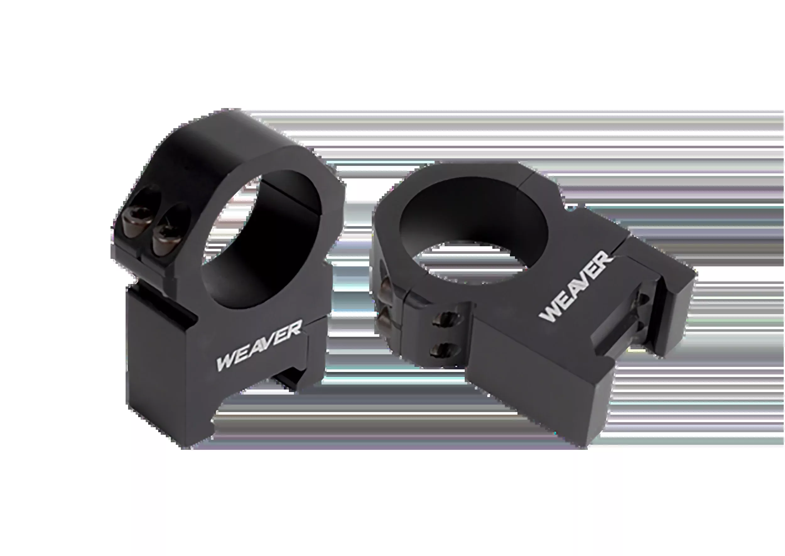 Weaver Mounts Precision 30mm High Scope Rings Matte Black 7075-T6 Aluminum 48387