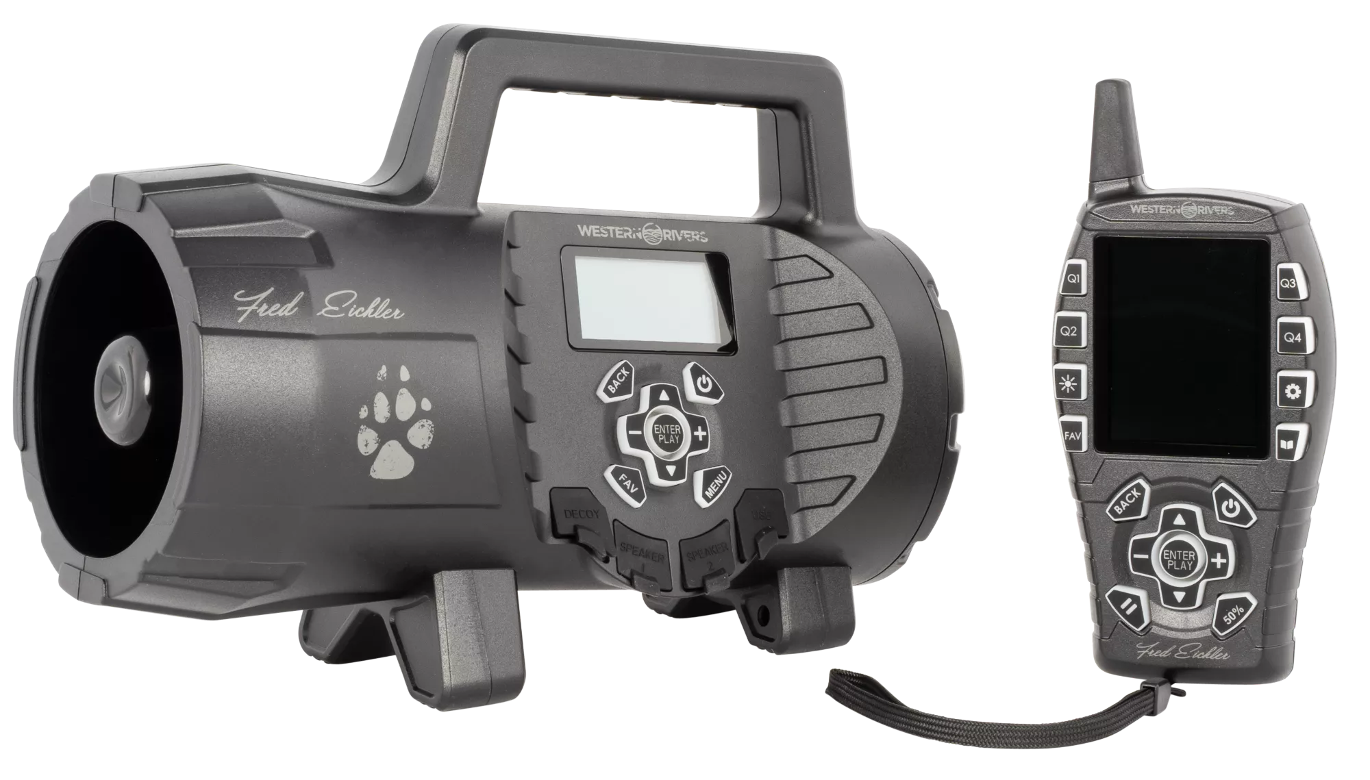 Western Rivers Eichler Single Speaker Electronic Call Multiple Sounds, Black