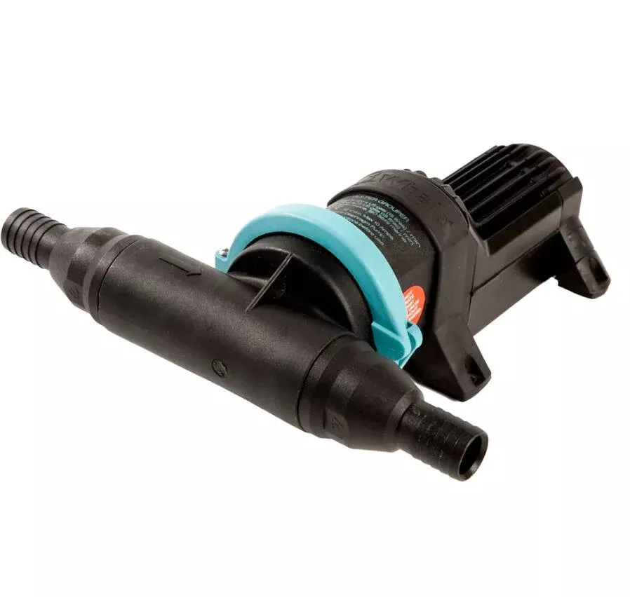 Whale Gulper Grouper™ 12V 438 GPH Electric Diaphragm Fishbox Evacuation Pump• BP4572