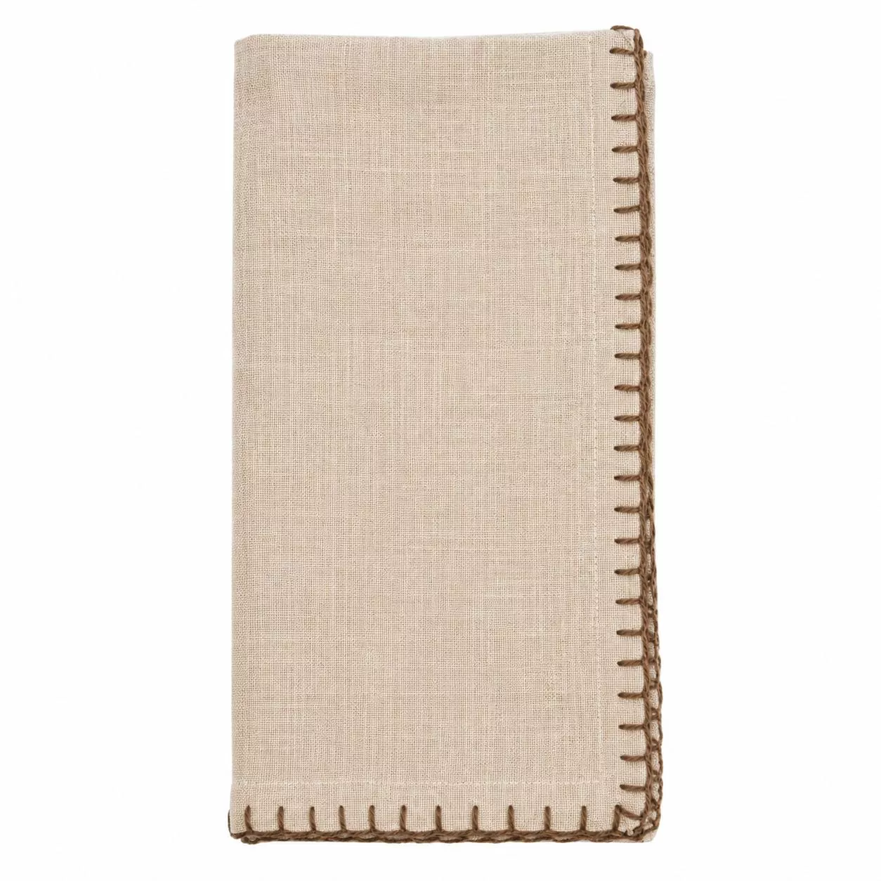 Whip Stitched Design 20" Napkin