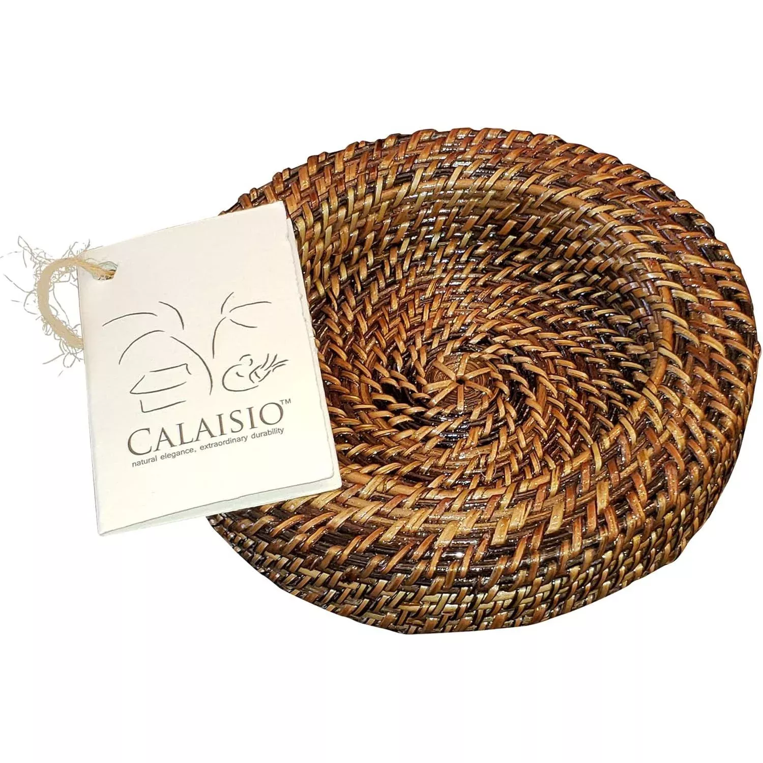 Wicker Wine and Champagne Coaster