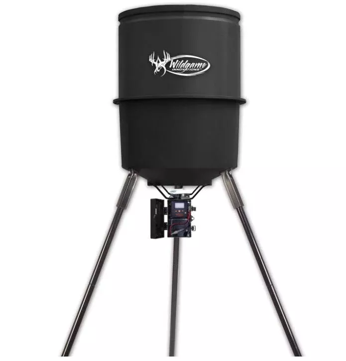 Wildgame Innovations Quick-Set W270D Tri-Pod Poly Barrel Game/Deer Feeder• WGIFD0026