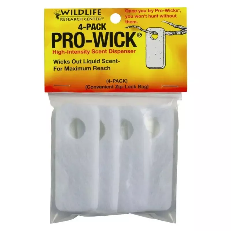 Wildlife Research Center Pro-Wick Scent Dispenser 4-Pack