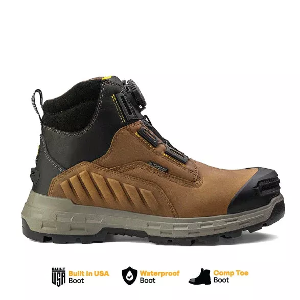 Wildwood 6” Composite Toe Turbolace™ Work Boot – Brown – Made in USA