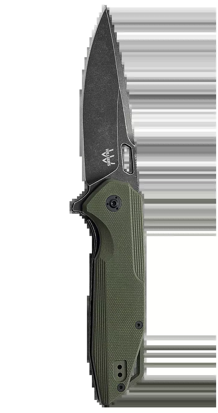 Williams Knife Company RX-T Flipper – OD Green/Black #WKC-EDC-005-03