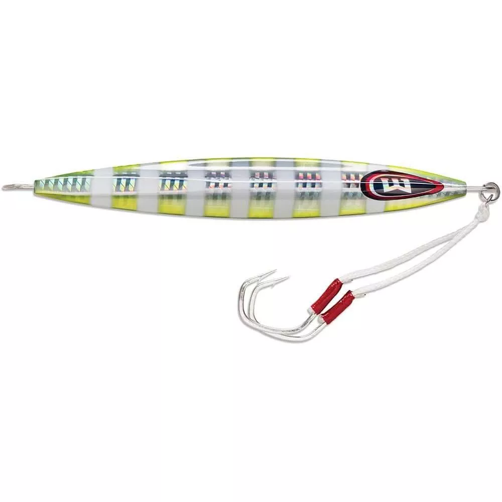 Williamson Kensaki 220 Jig – 6.75 – 7-3/4oz – Chartreuse Blink