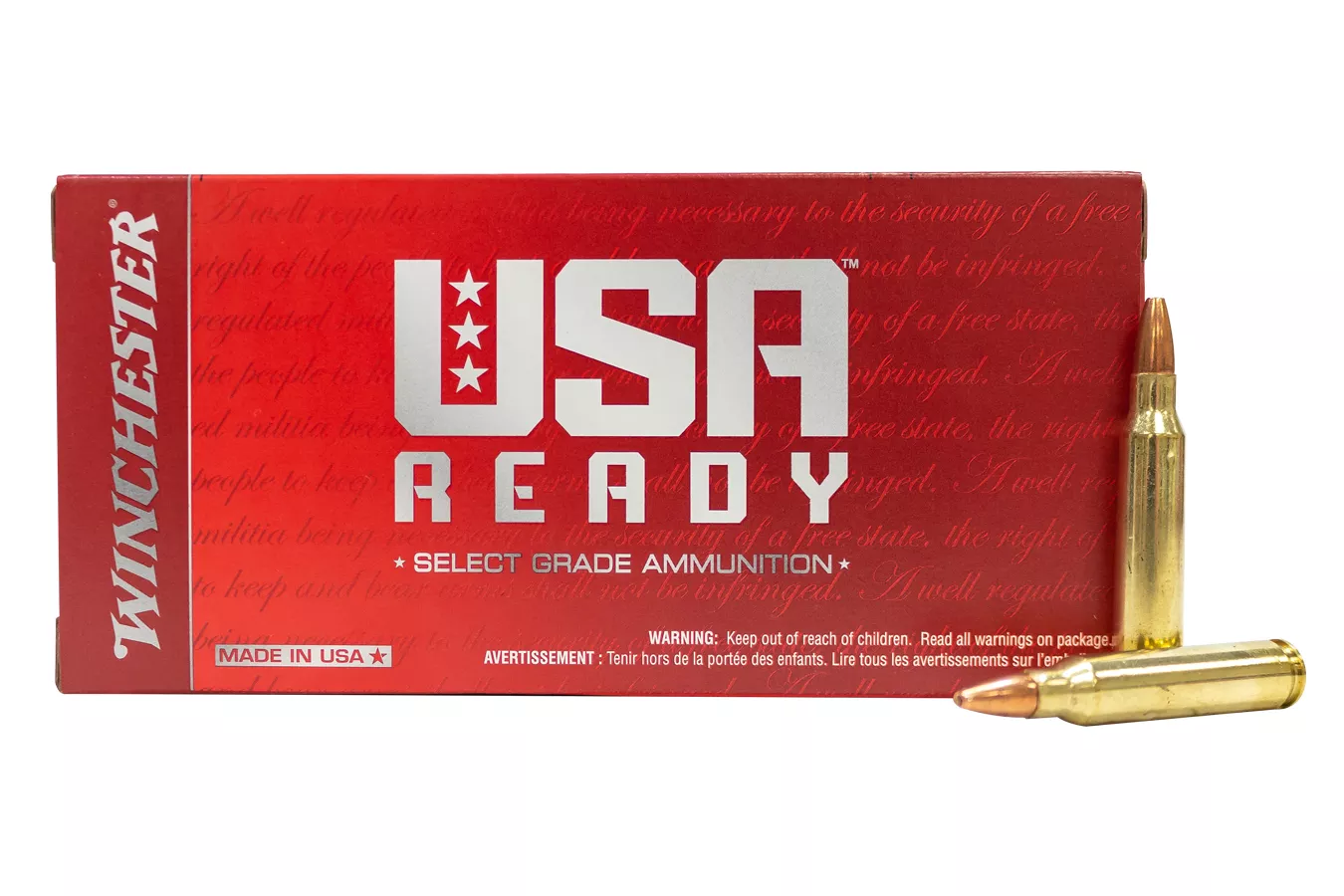 Winchester  223 Rem 62 gr Open Tip USA Ready 20/Box