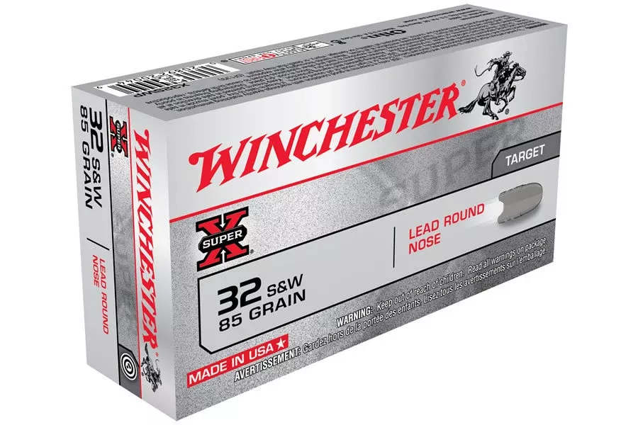 Winchester  32 SW 85 gr Lead Round Nose Super X 50/Box
