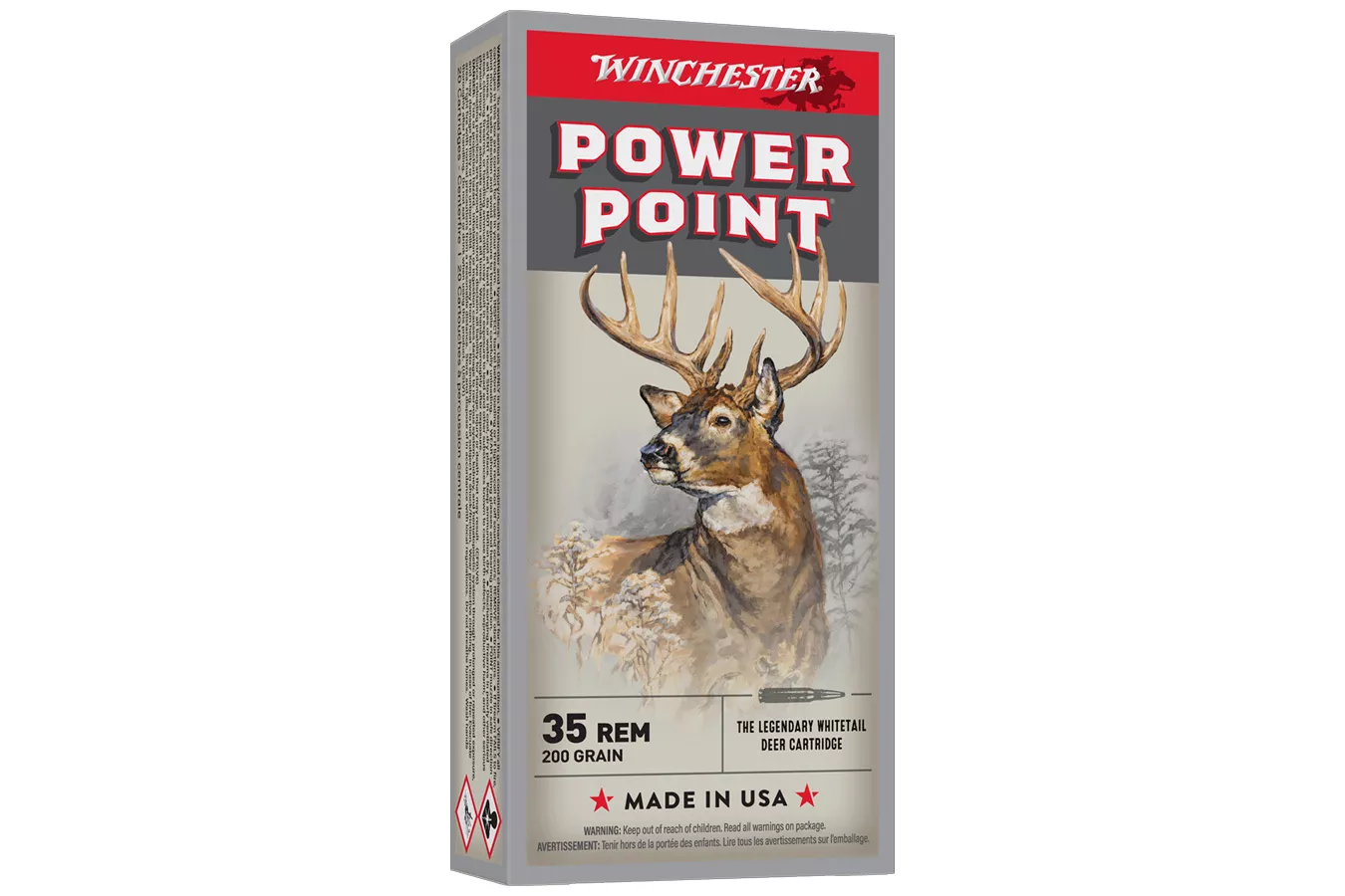 Winchester  35 Remington 200 gr Power Point Super X 20/Box