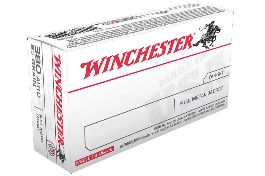 Winchester 380 Auto 95 gr FMJ 50/Box