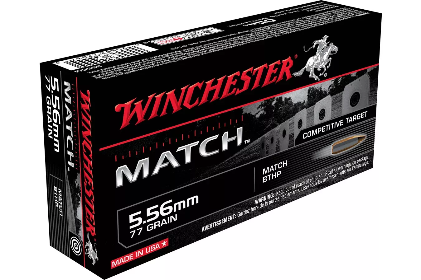 Winchester  5.56mm 77 gr BTHP Match 20/Box