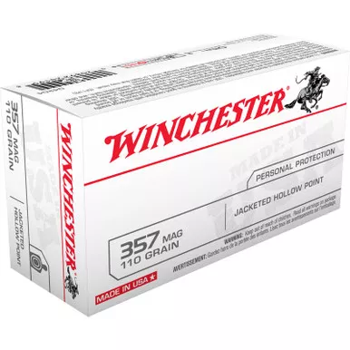 Winchester Q4204 Best Value 357 Mag 110 GR JHP 50 Rounds
