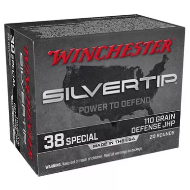 Winchester W38ST Super-X 38 Special 110 GR STHP 20 Rounds