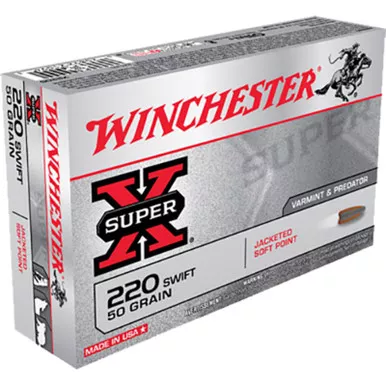 Winchester X220S SuperX 220 Swift 50 GR PSP 20 Rounds